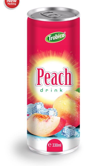 528 Trobico Peach drink alu can 330ml